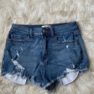 🎀PINK || High-Rise Jean Shorts